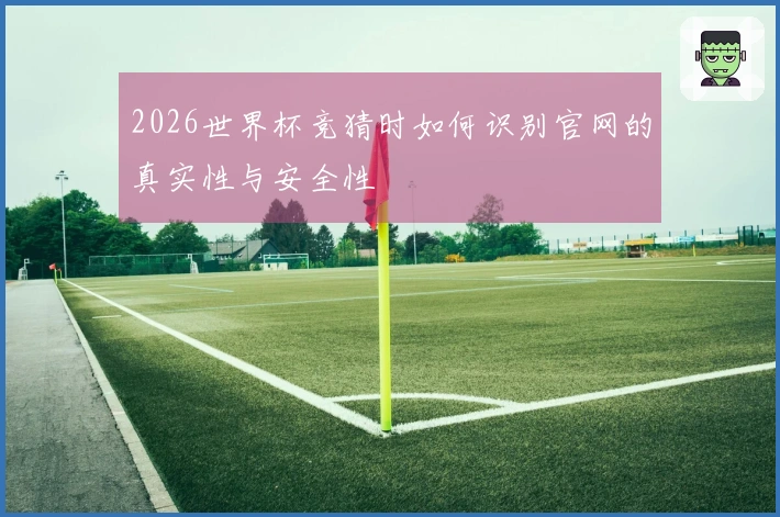 2026世界杯竞猜时如何识别官网的真实性与安全性