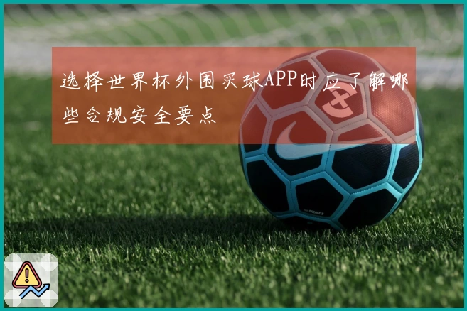 选择世界杯外围买球APP时应了解哪些合规安全要点