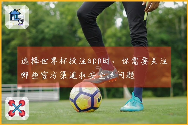 选择世界杯投注app时，你需要关注哪些官方渠道和安全性问题